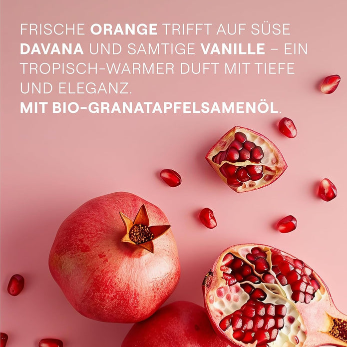 WELEDA Bio Inspire Duschgel Vegan - Naturkosmetik Granatapfel Duschseife Für Frauen & Männer Mit Orange/Vanille Duft - Natürliche Hautpflege Dusche Zur Reinigung Von Gesicht & Körper (1X 200Ml)