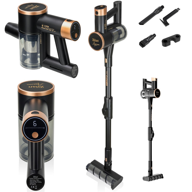 Akku Staubsauger 3In1 Kabelloser Handsauger Bodenstaubsaug