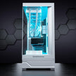 Gamemachines Apex Snow Edition - Gaming PC - Wasserkühlung - AMD Ryzen 7 7700 - NVIDIA RTX 5060 Ti - 1000GB SSD - 32GB RGB DDR5 - WLAN - Windows 11 Pro