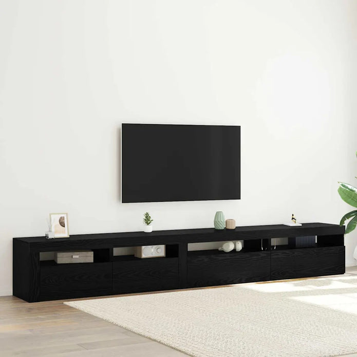 TV Schrank Mit Led-Leuchten Lowboard Fernsehschrank Mehrere Auswahl Vidaxl