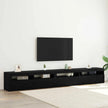 TV Schrank Mit Led-Leuchten Lowboard Fernsehschrank Mehrere Auswahl Vidaxl