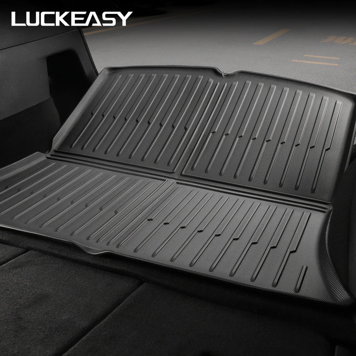 for Tesla Model Y Rear Seat Backrest Protective Pad Trunk Mat Anti-Kick Pad Car Interior Accessories 2021-2024