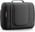 ® Kulturbeutel Design 2026, 3-In-1 Kulturtasche Zum Aufhängen Mit 7 Liter Stauraum Für Damen Und Herren, Kosmetiktasche Für Reise, Große Waschtasche, Waschbeutel, Schwarz Matt
