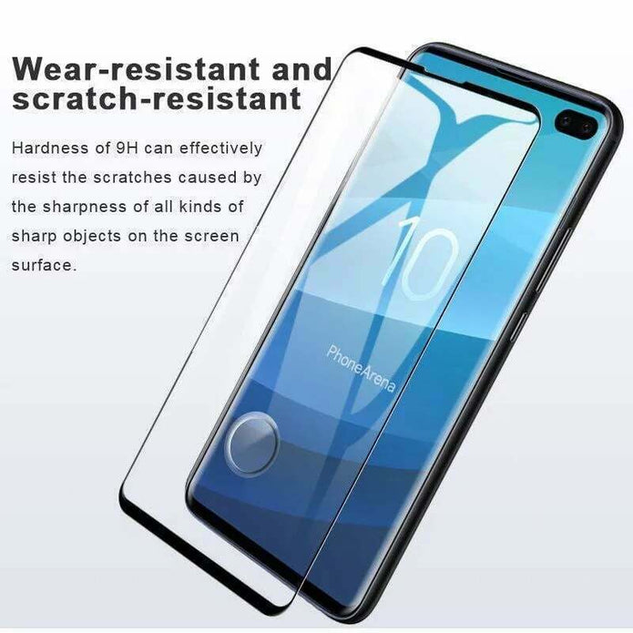 Voll Kleber Schutzglas Samsung Galaxy S10 | S10 plus Displayschutzf