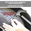 Reifen Reparaturset, 100 TLG. Autoreifen Mit Reifendruckmesser, Handschuhe Und 35 Zubehör, Flickset Für Autos, Fahrräder, Motorrad, Traktor, Lastwagen