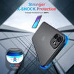 Shockproof Armor Matte Case for Iphone 16 15 14 plus 13 11 12 Pro Max Luxury Silicone Bumper Clear Hard PC Back Cover Capa
