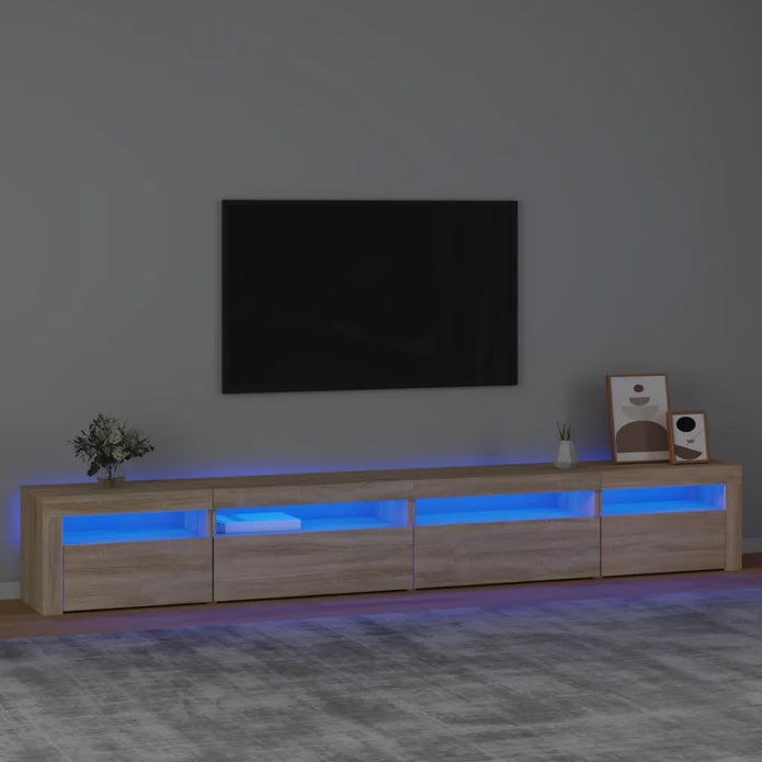 TV Schrank Mit Led-Leuchten Lowboard Fernsehschrank Mehrere Auswahl Vidaxl