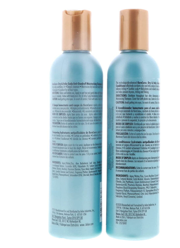 Dry and Itchy Shampoo and Conditioner Combo Set 8Oz