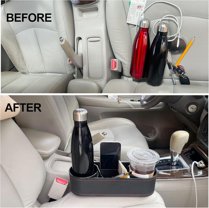 Auto Getränkehalter, Universal Trinkhalter Becherhalter Für Autositz Lückenfüller Mittelkonsole Organizer