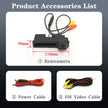 Car Rear View Camera for Audi A1 A3 A4 A6 A6L S5 Q5 Q7 2008-2012 Backup Trunk Handle Night Version Water-Proof Cam Line