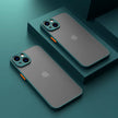 Shockproof Armor Matte Case for Iphone 16 15 14 plus 13 11 12 Pro Max Luxury Silicone Bumper Clear Hard PC Back Cover Capa