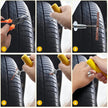 Reifen Reparaturset, 100 TLG. Autoreifen Mit Reifendruckmesser, Handschuhe Und 35 Zubehör, Flickset Für Autos, Fahrräder, Motorrad, Traktor, Lastwagen