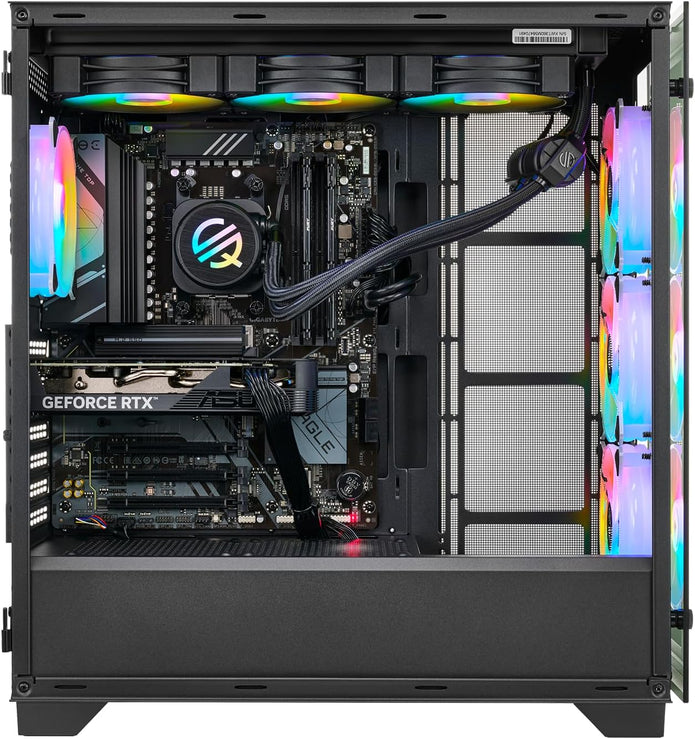 High End Gaming PC Ryzen 7 7800X3D, RTX 5060 8GB, 32 GB DDR5 RAM High Speed, 1TB M.2 SSD, B850 Board Mit W-LAN, Windows 11 Pro