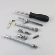 46Pcs Socket Set Car Repair Tool Ratchet Wrench Pawl Spanner Screwdriver Professional Metalworking Kit