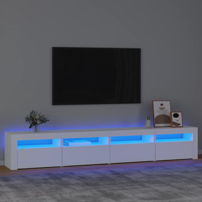 TV Schrank Mit Led-Leuchten Lowboard Fernsehschrank Mehrere Auswahl Vidaxl