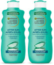 Garnier after Sun Lotion Mit Aloe Vera, Kühlende Bodylotion, Ambre Solaire after Sun Beruhigende Feuchtigkeits-Milch, 1 X 400 Ml (Packung Mit 2)