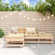 Garten Lounge Set Sitzgruppe Sofagarnitur Terrasse Gartenmöbel 4-Tlg. Vidaxl