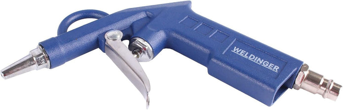 WELDINGER Flüsterkompressor FK 120 Compact 980W – Ölfreier 120L/min Druckluftkompressor inkl. 6-tlg. Druckluftset, 5 Jahre Garantie