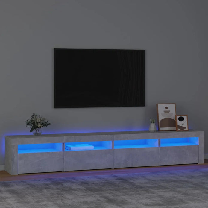 TV Schrank Mit Led-Leuchten Lowboard Fernsehschrank Mehrere Auswahl Vidaxl