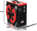 GX-E-CS3 Tragbarer PCP Kompressor 4500 PSI / 300 Bar – Ölfreier Luftkompressor mit Auto-Stopp, Wasser-Öl-Filter, 12V DC & 220V AC