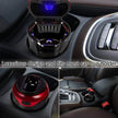 Aschenbecher Auto, Auto Aschenbecher Mit Blauer Led-Lichtanzeige, Auto Aschenbecher Mit Deckel Für Auto, Haus, Büro