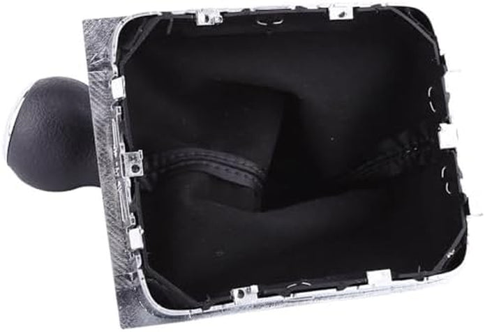 Keenso Auto Schaltknauf Kit, Auto 6 Gang Schaltknauf Und Schaltsack Staubschutzhaube Für B6 2005-2012