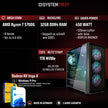 SYSTEMTREFF Basic Gaming PC AMD Ryzen 7 5700G 8X4.6Ghz | Radeon RX Vega 8 4K HDMI DX12 | 1TB M.2 Nvme | 32GB DDR4 RAM | Windows 11 | WLAN Desktop Computer Rechner Für Gamer, Zocker