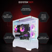 SYSTEMTREFF Basic Gaming PC Weiß AMD Ryzen 5 5500 6X4.2Ghz | Nvidia RTX 3050 6GB DX12 | 512GB M.2 Nvme | 16GB DDR4 RAM | WLAN Desktop Computer Rechner Für Gamer, Zocker & Streamer
