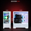 SYSTEMTREFF Basic Gaming PC Weiß AMD Ryzen 5 5500 6X4.2Ghz | Nvidia RTX 3050 6GB DX12 | 512GB M.2 Nvme | 16GB DDR4 RAM | WLAN Desktop Computer Rechner Für Gamer, Zocker & Streamer