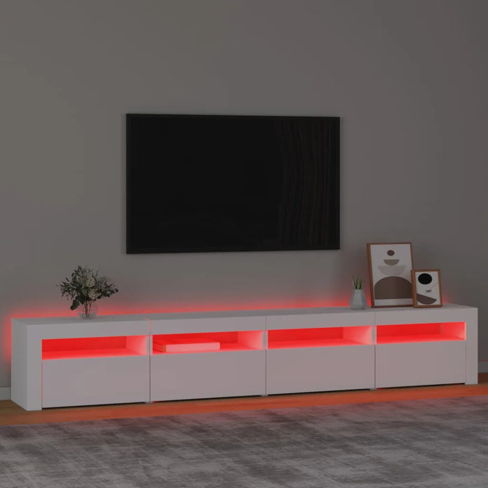 TV Schrank Mit Led-Leuchten Lowboard Fernsehschrank Mehrere Auswahl Vidaxl