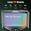 Endoskopkamera Mit Licht 20M, 5-Zoll-Ips- Bildschirm DREI Linsen Endoskop, IP68 Wasserdicht Rohrkamera, 8Mm Schlangenkamera, 1080P HD Digital Inspektionskamera, 32GB (Abnehmbares Kabel)