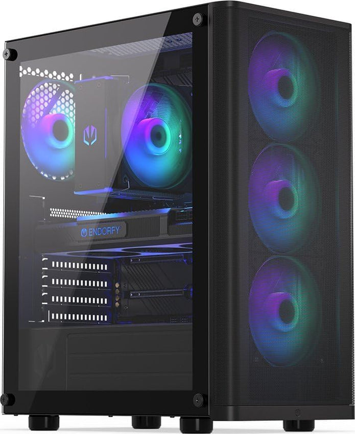 High End Gaming PC Ryzen 7 7800X3D, RTX 5060 8GB, 32 GB DDR5 RAM High Speed, 1TB M.2 SSD, B850 Board Mit W-LAN, Windows 11 Pro