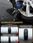 Reifenfüller Luftdruckprüfer Reifendruckprüfer 220PSI Reifendruckmesser LCD Vier Messeinheiten Reifendruckmesse 22 Zubehör Geeignet Für Fahrzeug Basketball Schwimmrunde