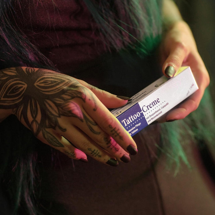 Pegasus Pro Tattoo-Creme 2Er-Set, Tägliche Pflege & Aftercare, Feuchtigkeitsspendend Mit Cajeputöl, Je 25Ml - Optimaler Tattooschutz, Made in Germany