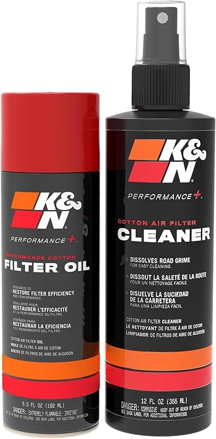 K&N Luftfilter Reinigungskit 99-5003EU – Luftfilter Reiniger & Filteröl für wiederverwendbare Sportluftfilter