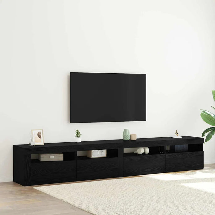TV Schrank Mit Led-Leuchten Lowboard Fernsehschrank Mehrere Auswahl Vidaxl