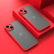 Shockproof Armor Matte Case for Iphone 16 15 14 plus 13 11 12 Pro Max Luxury Silicone Bumper Clear Hard PC Back Cover Capa