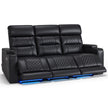 M Mcombo 3 Sitzer Fernsehsessel Elektrisch 7705 (Schwarz)