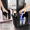 ® Kulturbeutel Design 2026, 3-In-1 Kulturtasche Zum Aufhängen Mit 7 Liter Stauraum Für Damen Und Herren, Kosmetiktasche Für Reise, Große Waschtasche, Waschbeutel, Schwarz Matt