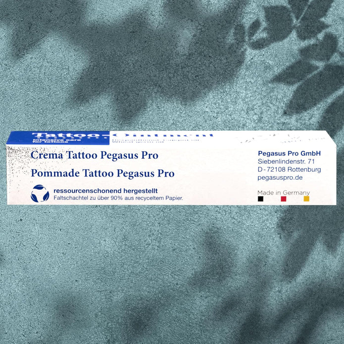 Pegasus Pro Tattoo-Creme 2Er-Set, Tägliche Pflege & Aftercare, Feuchtigkeitsspendend Mit Cajeputöl, Je 25Ml - Optimaler Tattooschutz, Made in Germany
