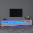 TV Schrank Mit Led-Leuchten Lowboard Fernsehschrank Mehrere Auswahl Vidaxl