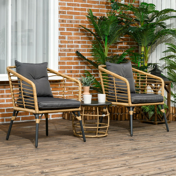 Outsunny Rattan Gartenmöbel-Se