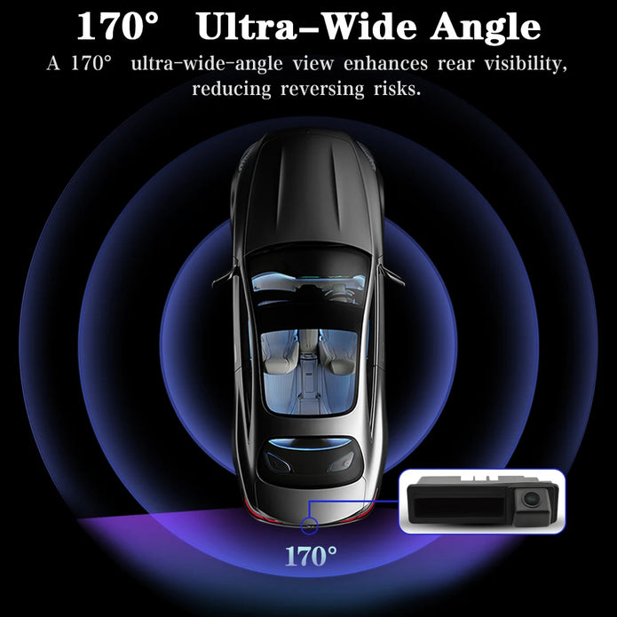 Car Rear View Camera for Audi A1 A3 A4 A6 A6L S5 Q5 Q7 2008-2012 Backup Trunk Handle Night Version Water-Proof Cam Line