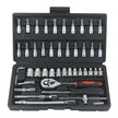 46Pcs Socket Set Car Repair Tool Ratchet Wrench Pawl Spanner Screwdriver Professional Metalworking Kit