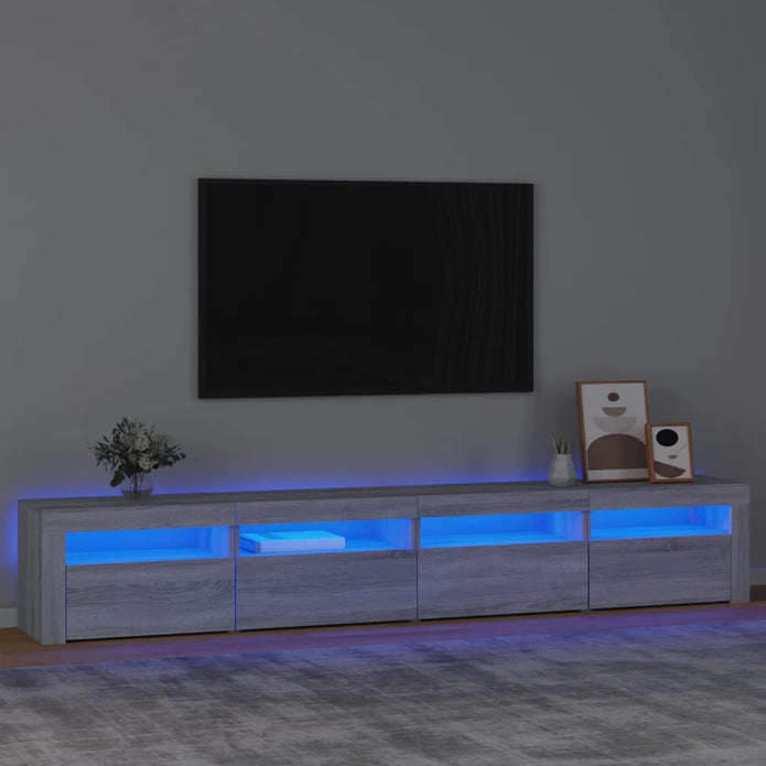 TV Schrank Mit Led-Leuchten Lowboard Fernsehschrank Mehrere Auswahl Vidaxl