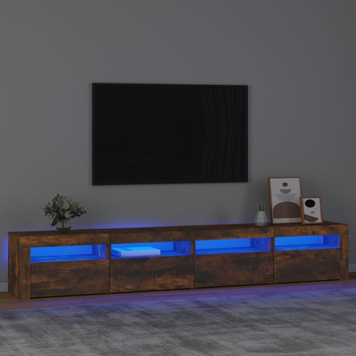 TV Schrank Mit Led-Leuchten Lowboard Fernsehschrank Mehrere Auswahl Vidaxl