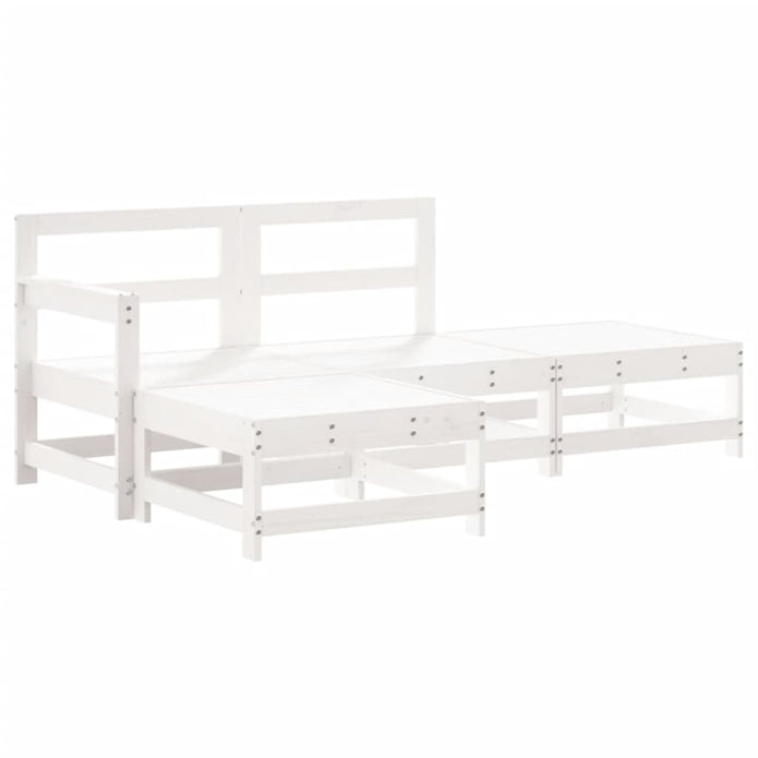 Garten Lounge Set Sitzgruppe Sofagarnitur Terrasse Gartenmöbel 4-Tlg. Vidaxl
