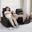 M Mcombo 3 Sitzer Fernsehsessel Elektrisch 7705 (Schwarz)
