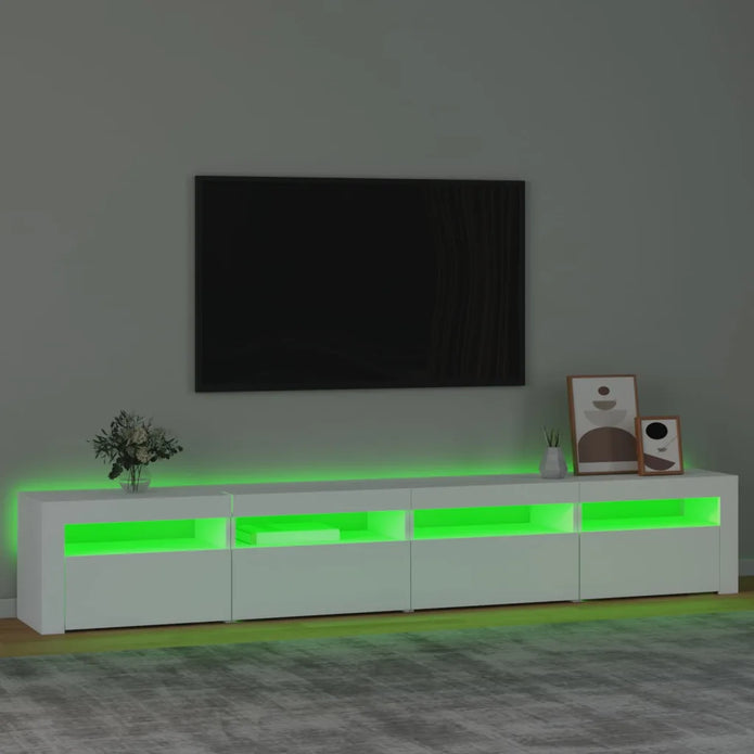 TV Schrank Mit Led-Leuchten Lowboard Fernsehschrank Mehrere Auswahl Vidaxl