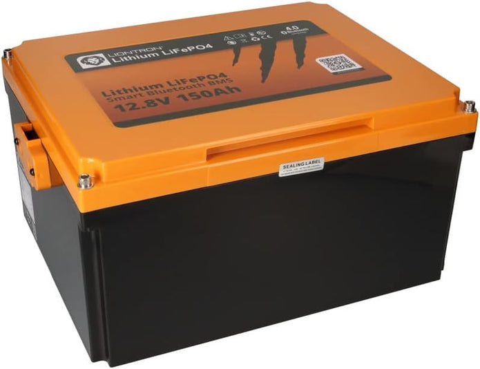 LiFePO4 12.8V 150Ah Arctic Lithium Batterie mit Bluetooth BMS – 1920Wh Untersitz Akku für Wohnmobil & Boot | LIONTRON LIDUCSM12150LX-A